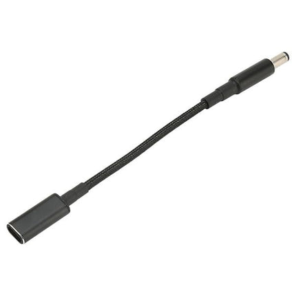 USB Type C Female to 5.5x2.1mm Male Adapter Cable Double PD E Mark Chip Portable 100W USB Type C Adapter Cable.