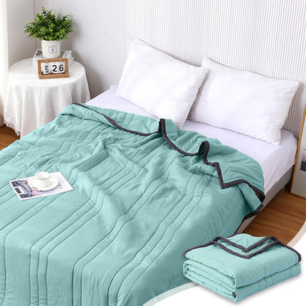 Cooling Blanket 100x140cm Double-Sided Summer Cooling Fiber for Hot Sleepers and Night Sweats.