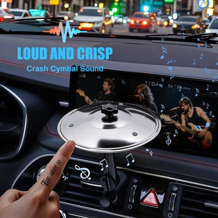 Gold Silver Car Drum Cymbal Air Valve Bracket 1/2 Pack 2 pcs Compatible with Car Accessories.