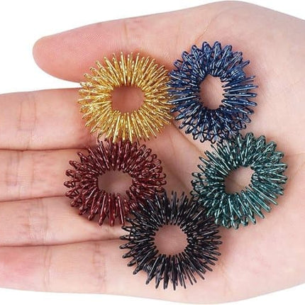 Fidget Stress Ring Sensory Toys for Anxiety and ADHD - 14 Pack Stress Rings.