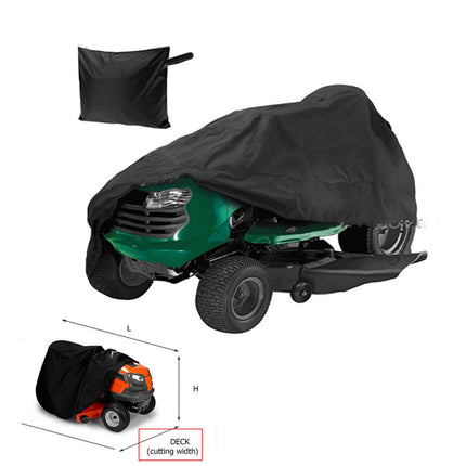 Lawn Mower Cover Waterproof UV-Resistant Dust Protective Cover for Riding Lawn Mower Compatible with John Deere Tractor.