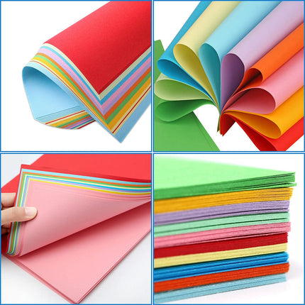 Colored A4 Paper 70g/m2 for DIY Art Projects 100 Sheets.