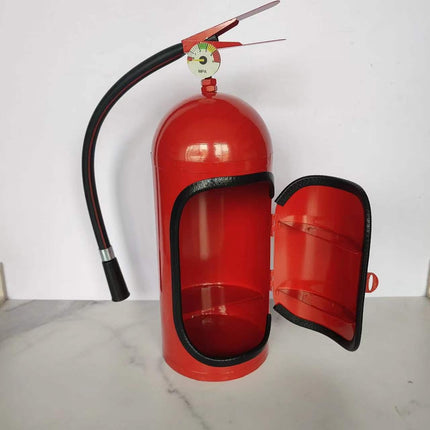 Red Wine Cabinet Minibar with Fire Extinguisher Gift for Men.