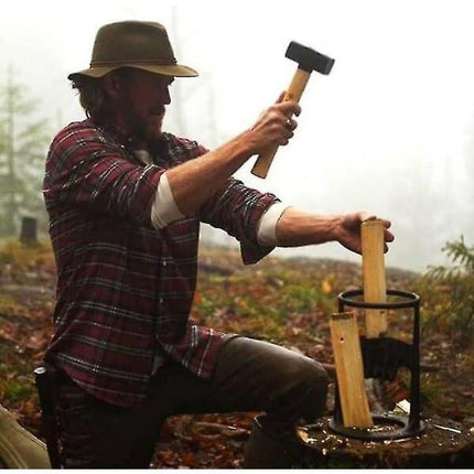 Wood Splitter Powerful Wood Splitter Cast Iron Manual Log Splitter Wood 19.2 cm.