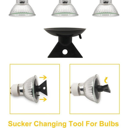 GU10 Halogen Bulbs 50W 220V 2700K Warm White 35 Degree Beam Angle 6-Pack.