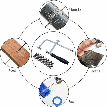 Jeweler's Saw with 144 Blades Adjustable Professional for Jewelry Making.