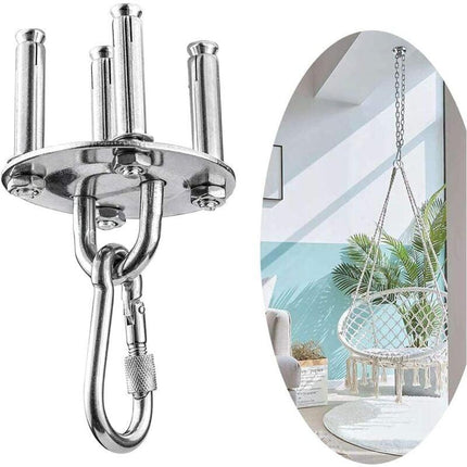 Stainless Steel Ceiling Mount, 500kg Capacity, 180° Rotation, Suspension.