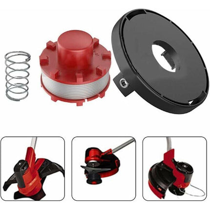 Line spool and spool cover for Einhell CECT 36/30 LI E SOLO, AGILLO 36/255 BL grass trimmer, trimmer line.