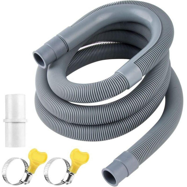 Washing Machine Dryer Drain Hose Extension Connection 2m Compatible with DEBUNS.