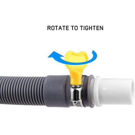 Washing Machine Dryer Drain Hose Extension Connection 2m Compatible with DEBUNS.