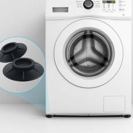 Washing Machine Anti-Vibration Pads, 4-Piece Set for Washer and Dryer Stability, Vibration-Damping Washine Machine Mat.