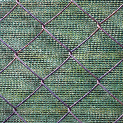 Fence Fabric Privacy Screen 1x5m Green HDPE UV-Stabilized Weatherproof for Garden Fences and Balcony Railings.