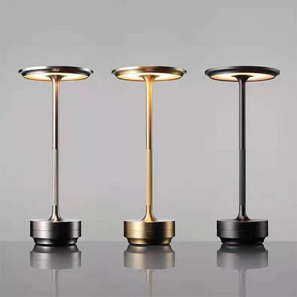 Dimmable USB Rechargeable Desk Lamp GPA black.