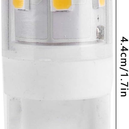 G9 LED Bulbs 2W 16-LED Mini Light Bulbs, Dimmable, Energy Saving Equivalent 30W Halogen, 10pcs, Ceramic Base, Eye Protection.