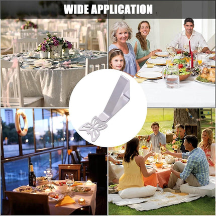 10-pack Tablecloth Clips for Thick Outdoor Tables, Butterfly Tablecloth Clip for Indoor Picnic Tables, Heavy Duty Stainless Steel Clip for Party W.
