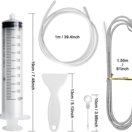 8pcs Refrigerator Drain Hole Cleaning Set Compatible with Refrigerators.