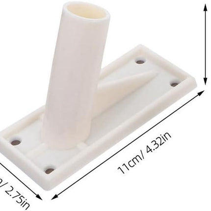 3pcs Flag Pole Holder Wall Mount Flag Stand Flag Pole Mounting Bracket Self Adhesive Flag Pole Mount Plastic Flag Rod Bracket Flagpole Hardware Heavy Duty Flag Bracket Flag Holders.