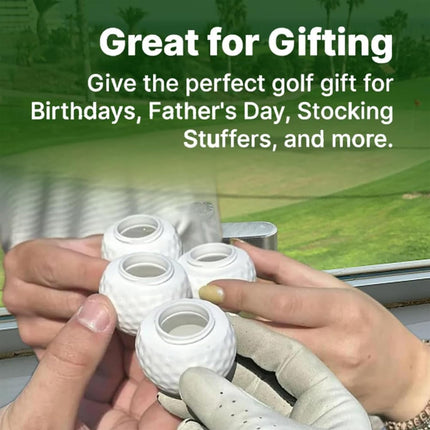 Golf Shots - Golf Ball Shaped Shot Glass, Golf Ball Shot Glasses,1.5oz Cool Golf Ball Shot Glass,for Golf Enthusiasts-Novelty Shot Glasses-Novelty Shot Glasses (9PCS).
