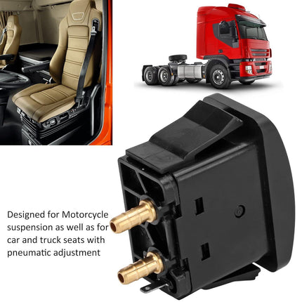 Air Spring Activation Switch Electric Cab Seat Valve Switch Paddle Type Push to Snap Tab ON Off ON Compressor Accessory Air Ride Suspension Control Switch.