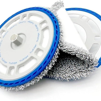 Mop Mount ，Compatible for ECOVACS T30S Combo/Pro ，Mop Kit Mopping Plate Robot Vacuum Cleaner Accessory Spare Parts(2 PCS Mop Mount 2 pcs Mop).