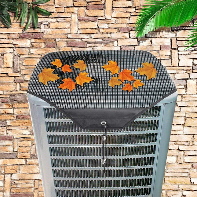 Ac Unit Cover - Conditioner Summer Top Air Conditioner Leaf Guard Air Conditioner Cover For Outside Units (Mesh, 28"×28").