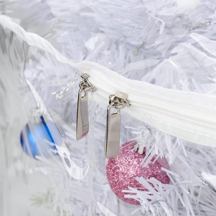 2Pcs Christmas Wreath Storage Container 20 Inch Clear Wreath Storage Bags Round Durable Wreath Bags Clear Everyday Bag with Dual Zippers and Sturdy Handles for Holiday Christmas Wreaths.