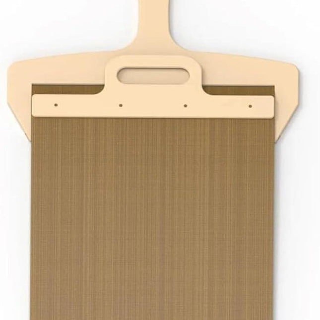Pizza Smart Slide Magic Pizza Pizza Slide, Pizza Paddle with Handle - Sliding Pizza Shovel Slide, Detachable for Easy Pizza Transfer, Brown.