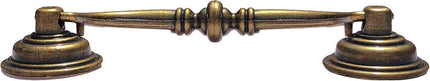 10 Pack  4.25"Hole Center Shabby Chic Drawer Pulls Handles Antique Bronze Kitchen Cabinet Drop Bail Pulls Handles (108mm/Antique Brozne).
