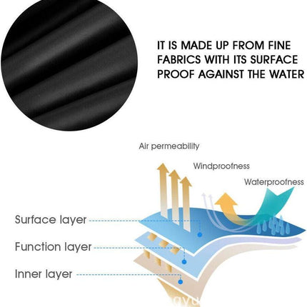 Updated Classic Waterproof Hammock Swing Chair Cover Patio Hanging Chaise Lounge and Stand Cover 73 Inch Outdoor Accessory Hanging Curved Steel Chaise Lounge Chair Covers (Black) (Black).