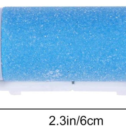 Electric Foot Remover 4pcs Replacement Roller Refill Head Pedicure Hard Skin Remover Rollers Electric Remover Accessories Foot File Foot Sander(Blue).