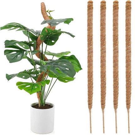 4 pcs Monstera moss rods for indoor plants, bendable plant holder.