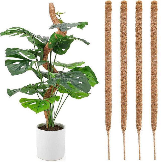 4 pcs Monstera moss rods for indoor plants, bendable plant holder.