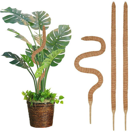 4 pcs Monstera moss rods for indoor plants, bendable plant holder.