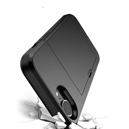 iPhone 16E Case with Card Holder Black | Compatible with iPhone 16E.