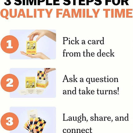 TALES Family Edition 150 Conversation Cards for Adults Teens Kids Compatible with Braun Gifts Holidays Gatherings.