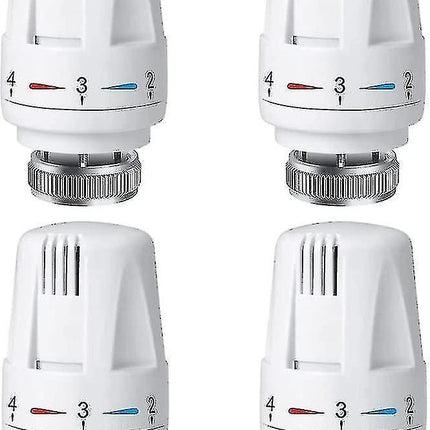 Thermostatic Head Replacement Compatible with M 30 X 1.5 Radiator Valve 4 Parts Antifreeze.