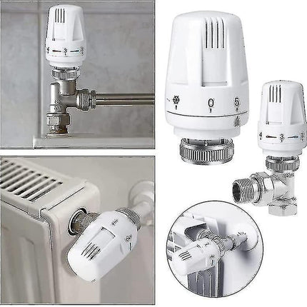 Thermostatic Head Replacement Compatible with M 30 X 1.5 Radiator Valve 4 Parts Antifreeze.
