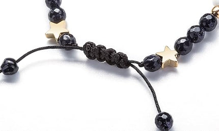 Solar System Eight Planets Bracelet for Men and Women, Universe Galaxy Natural Stone Beads Gift.