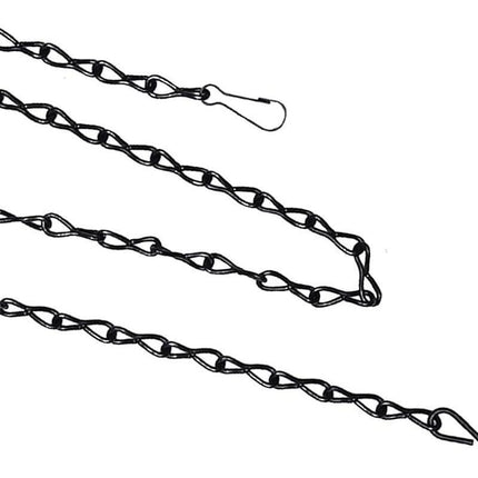3-Pack Hanging Chain Set, Replacement Chain, Metal, Hanging Basket, Chains, Garden, Flower Pot, Plant Hanger with Clips and Hooks for Bird Feeder.