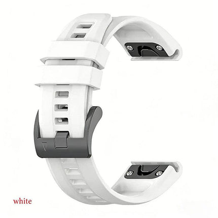 26mm Silicone Strap for Garmin fenix 7X 7 7S 6X 6 Pro 6S 5 5X Plus Smartwatch Bracelet for Garmin Descent mk2i mk3 51mm 12 12 Garmin Fenix 7S.