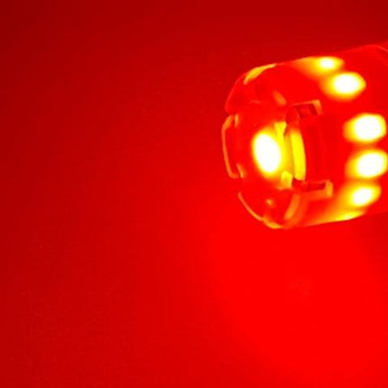 T10 w5w Canbus Red 4-pack LED bulbs 12v / 24v Red Red.