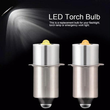 P13.5S DC6V-24V/3-12V LED Upgrade Lights White Maglite Flashlight 3-12v white.