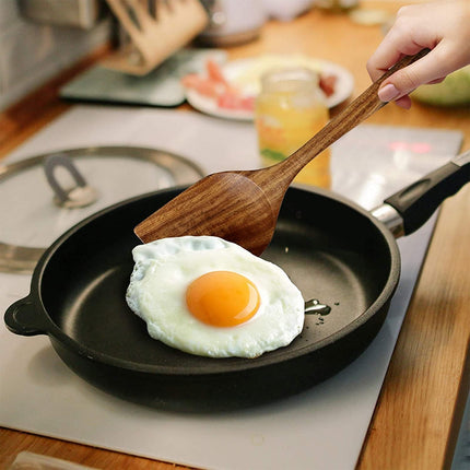 Wooden Spatulas Set of 2 30cm Cooking Utensils.