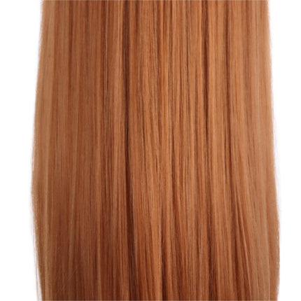 Hairdressing Mannequin Head Light Brown Hair Braid Styling Training Doll Head (with Makeup).