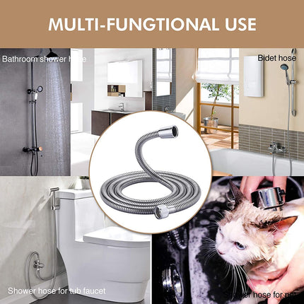 Shower hose Stainless steel 2.5 meters.