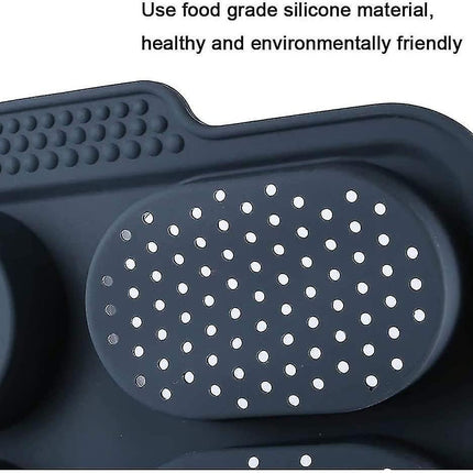 Mini baguette baking tray, bread crisping tray, non-stick perforated.
