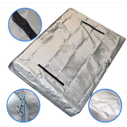 Mattress Storage and Protective Cover for Moving - Waterproof Full Size Mattress Cover 196x38x107cm Grey.