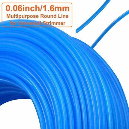 Round Nylon Wire Spool for Trimmer Brushcutter Diameter 1.6 mm Length 100 m, Replacement Wire Trimmer Wire..DEBUNS.