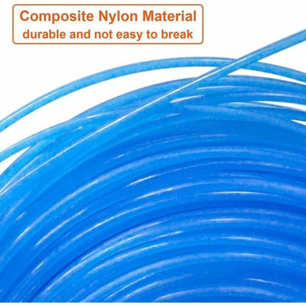 Round Nylon Wire Spool for Trimmer Brushcutter Diameter 1.6 mm Length 100 m, Replacement Wire Trimmer Wire..DEBUNS.