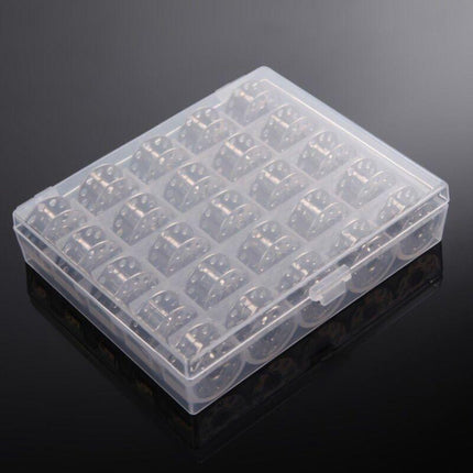 Metal Bobbins with Case for Standard Household Sewing Machine Brother Singer Bernina Pfaff Elna Babylock Kenmore Juki..DEBUNS.